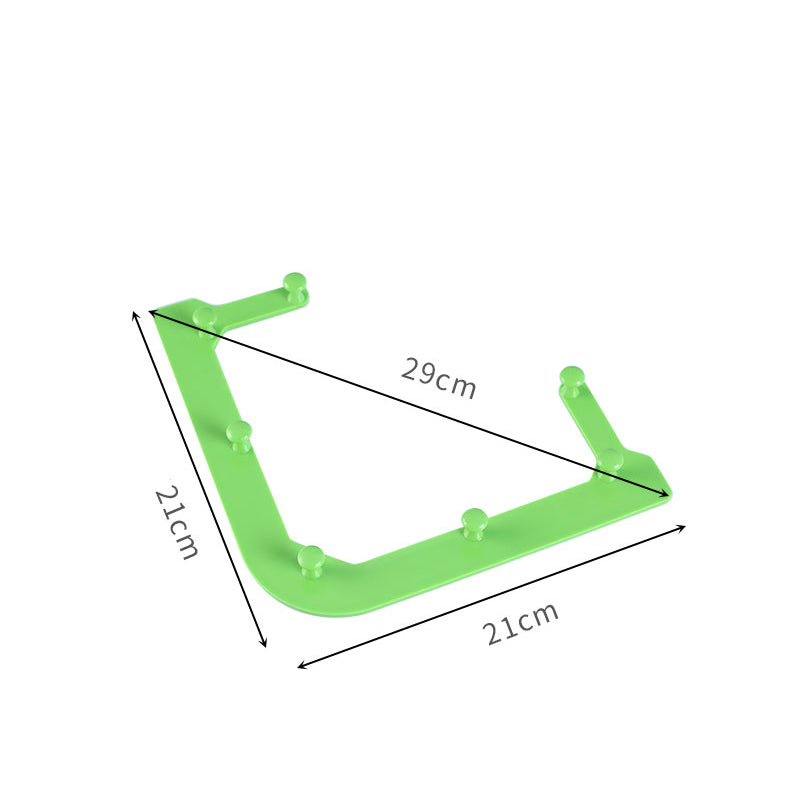 Kitchen Sink Triangle Hanging Net Storage Drain Rack Leftovers Soup Water Filter