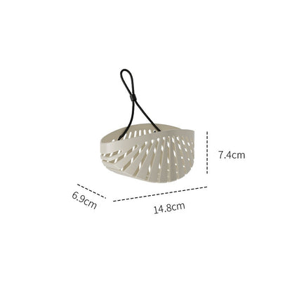 Shell Sink Filter Net Storage Rack Punch-free Drain Basket