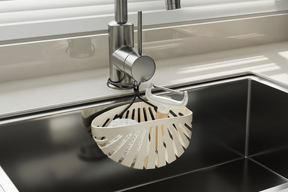 Shell Sink Filter Net Storage Rack Punch-free Drain Basket