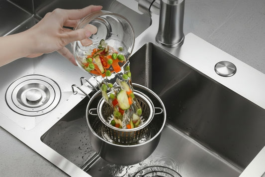 Stainless Steel Hanging Drain Basket Sink Garbage Filter Net